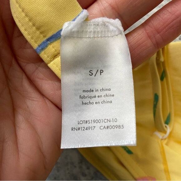 Onia Yellow Triangle Bralette Top S NEW - Picture 3 of 4